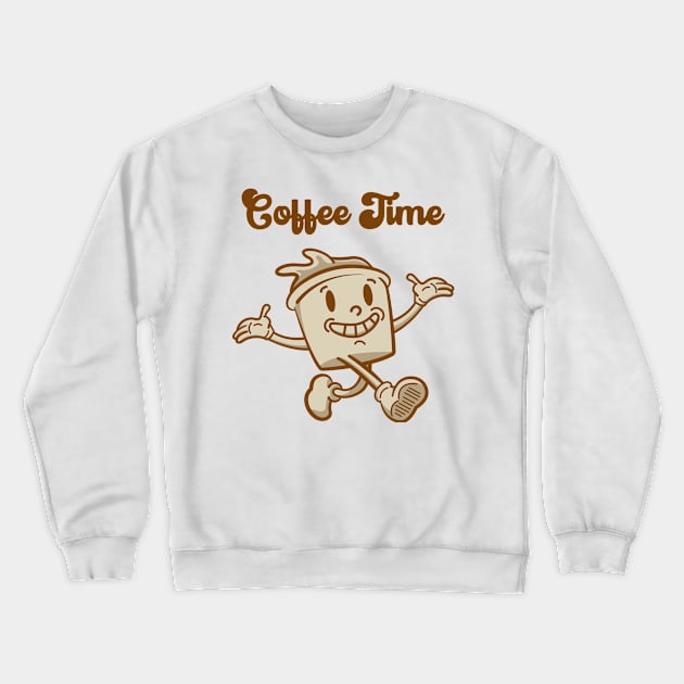 Coffee time - Coffee time Crewneck Sweatshirt by JosanDSGN